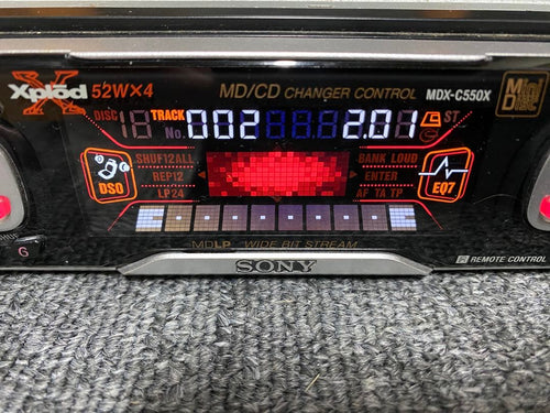 Sony Deck Player Changer Mdx-C550X