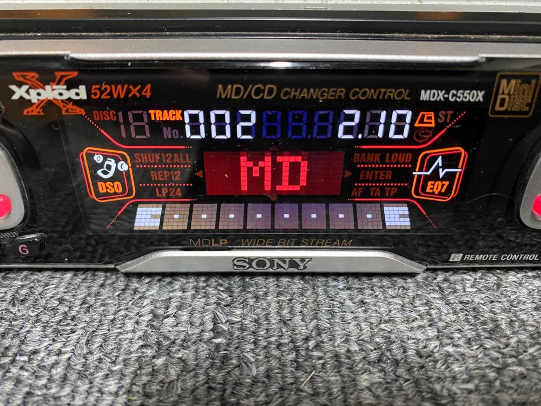 Sony Deck Player Changer Mdx-C550X