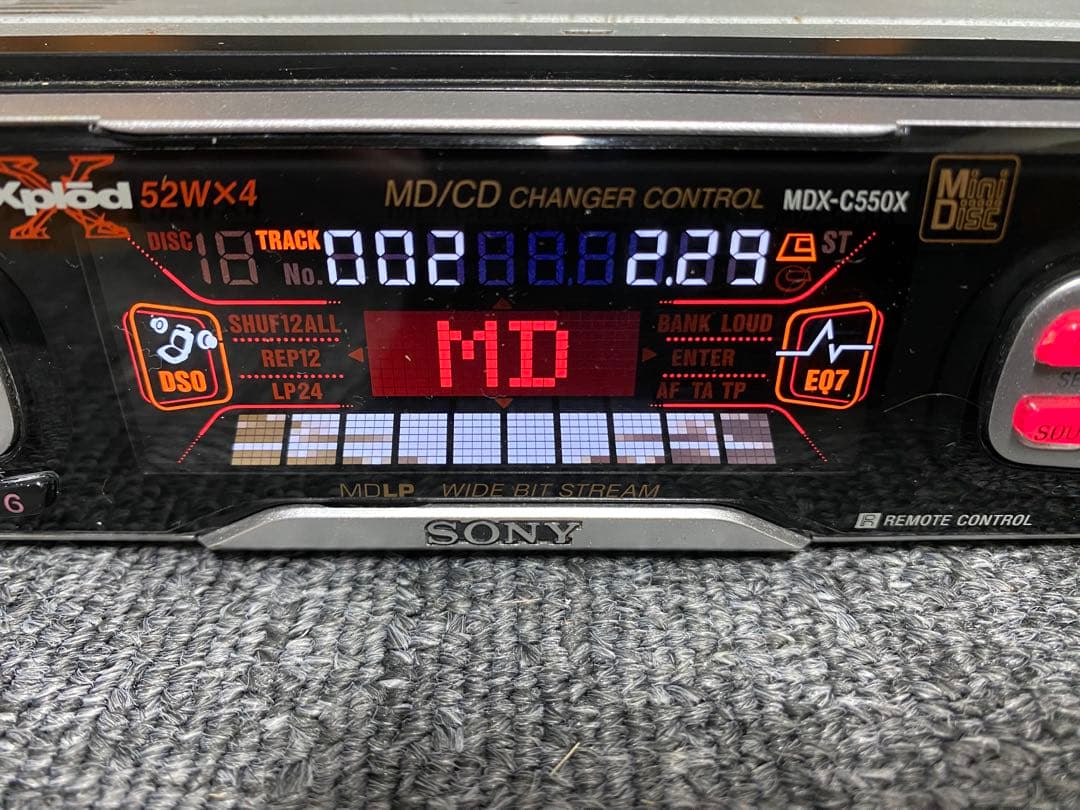 Sony Deck Player Changer Mdx-C550X