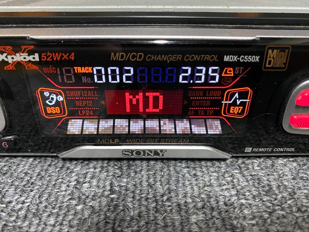 Sony Deck Player Changer Mdx-C550X
