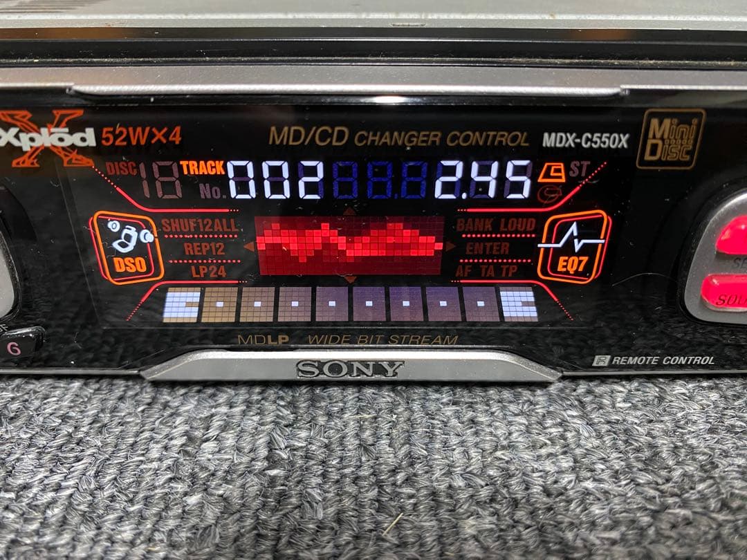 Sony Deck Player Changer Mdx-C550X