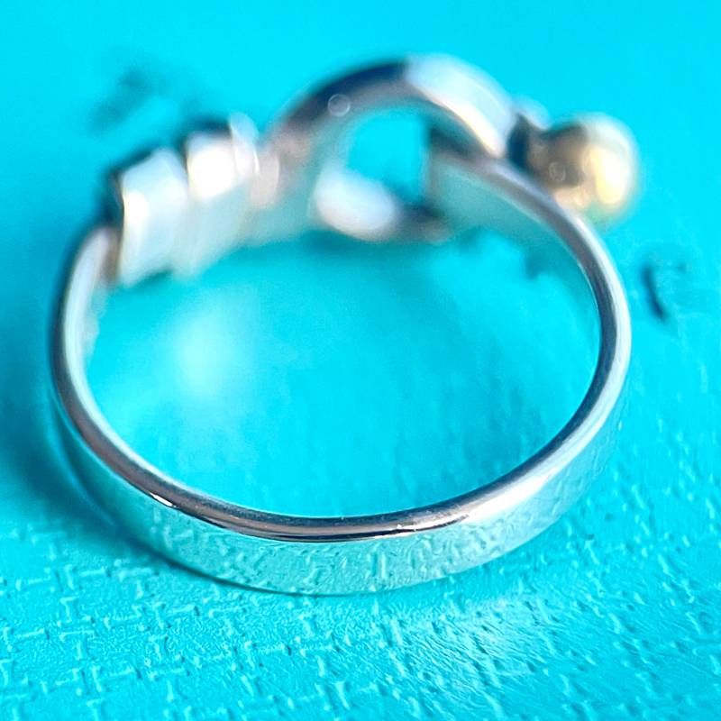 Tiffany Ring 10 925 18K 750 Oj266-3