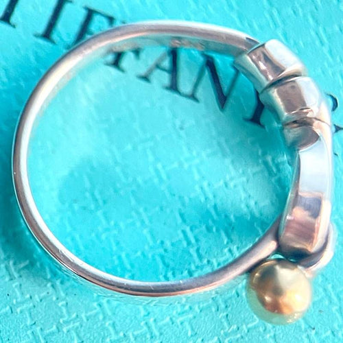 Tiffany Ring 10 925 18K 750 Oj266-3