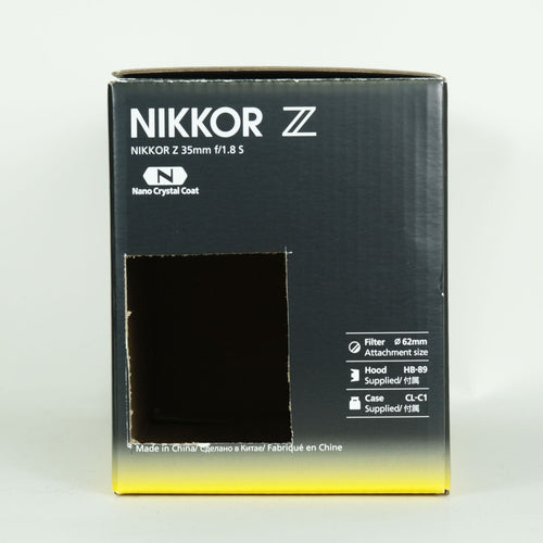 Nikon Lens (Single Focus) Nikkor Z F/1.8 S