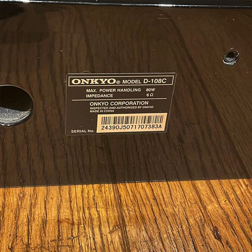 Onkyo Speaker D-108E D-108C D-108M St-V20Hd