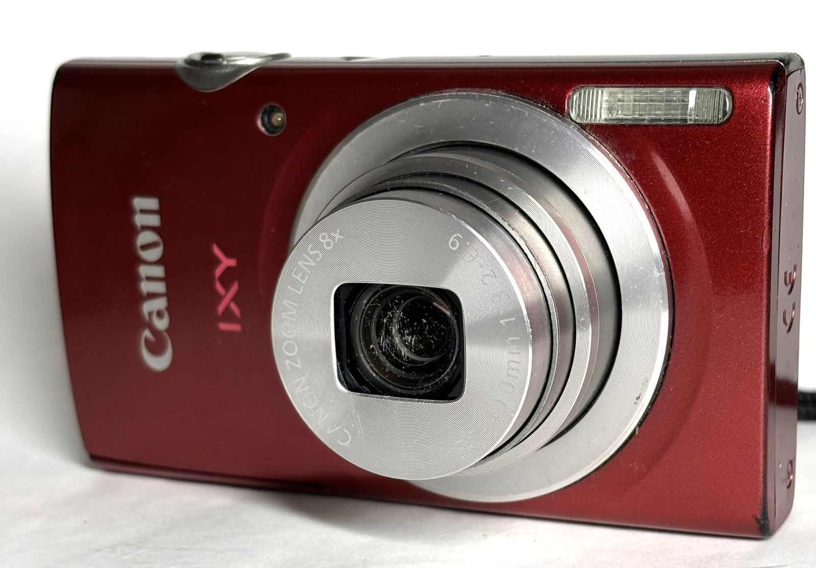 Canon Compact Digital Camera Ixy200 Pc2333 Hd 20Mp 8X Red /Sd (Ref# 6333)