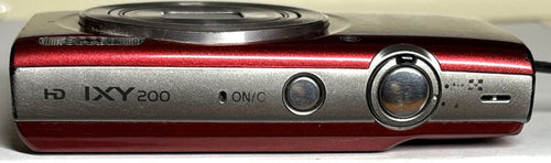 Canon Compact Digital Camera Ixy200 Pc2333 Hd 20Mp 8X Red /Sd (Ref# 6333)
