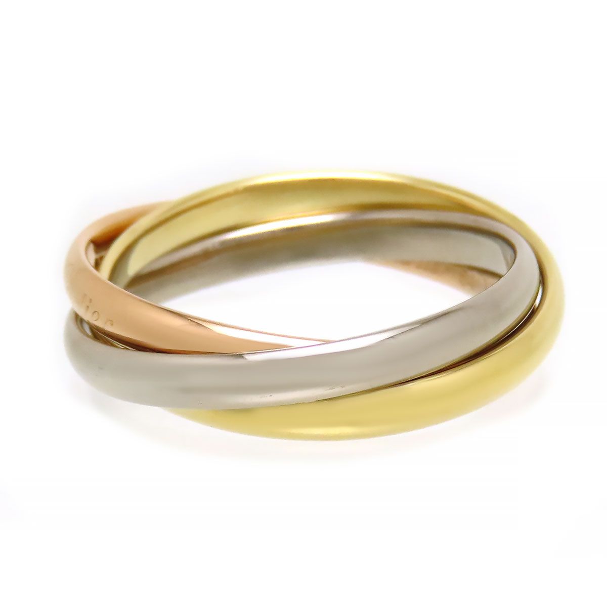 Cartier Ring Sm #54 Au750 (K18Yg K18Wg K18Pg)