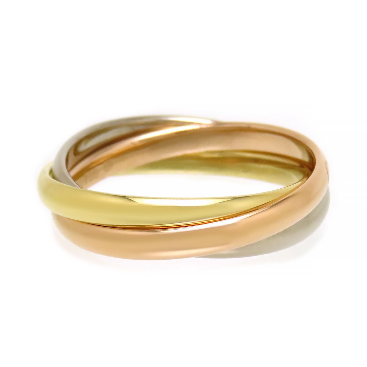Cartier Ring Sm #54 Au750 (K18Yg K18Wg K18Pg)