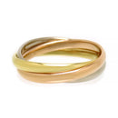 Cartier Ring Sm #54 Au750 (K18Yg K18Wg K18Pg)