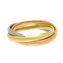 Cartier Ring Sm #54 Au750 (K18Yg K18Wg K18Pg)