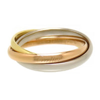 Cartier Ring Sm #54 Au750 (K18Yg K18Wg K18Pg)