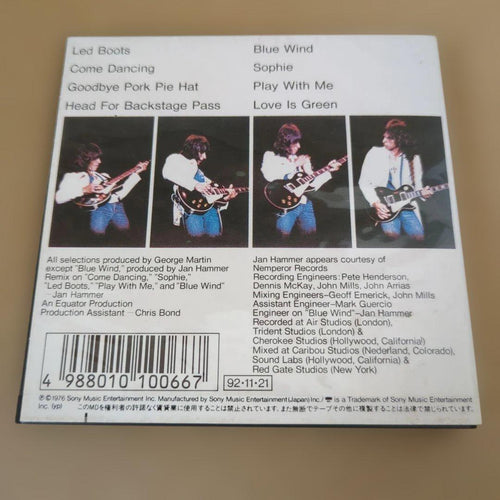 Western Music Jeff Beck Wired Md