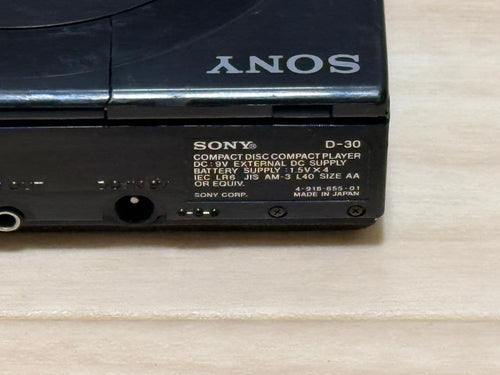 Sony Portable Cd Player Discman D-30