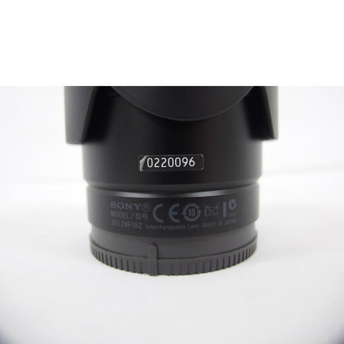 Sony Video Camera Lens Aps C Sel24F18Z Ab 18