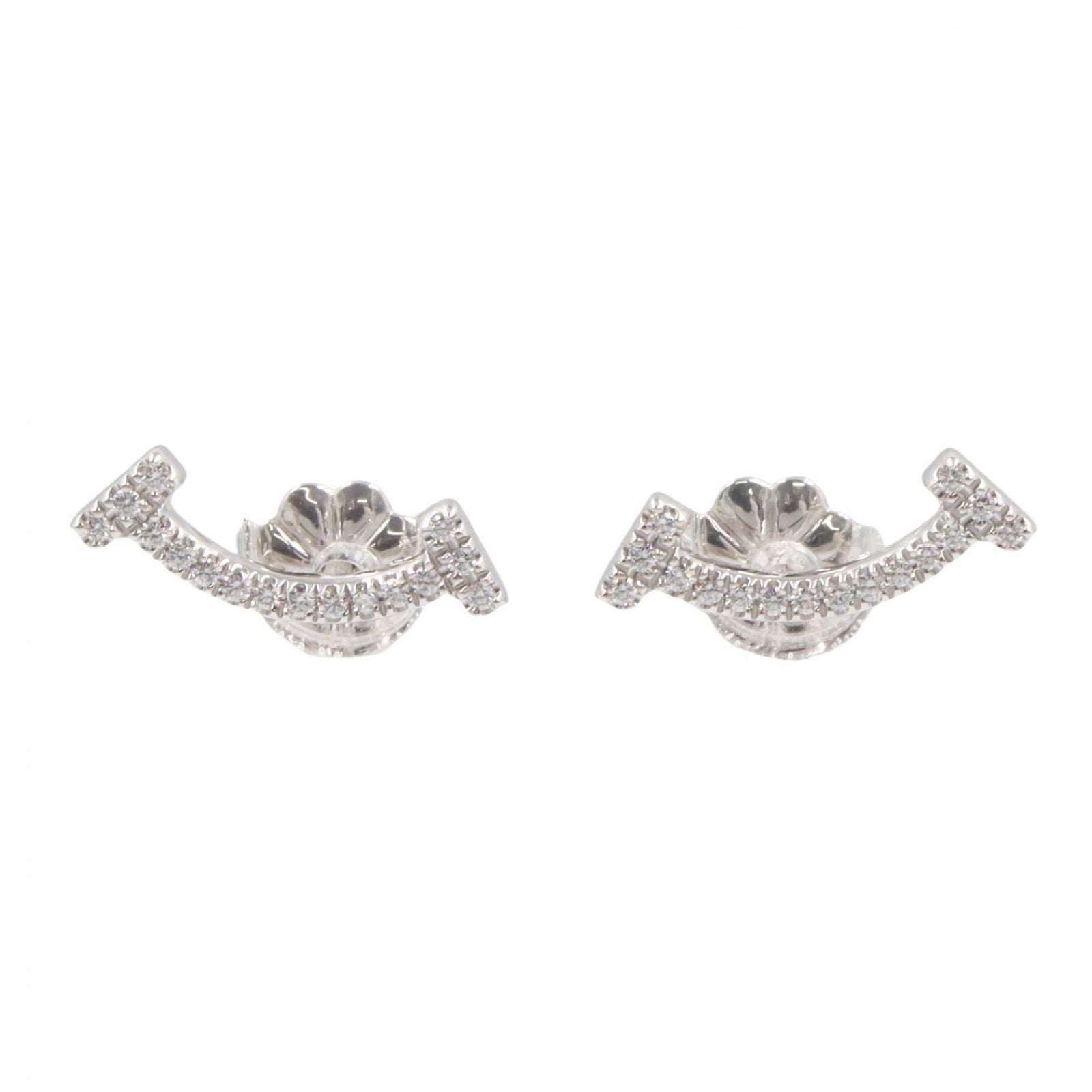 Tiffany Earrings (For One Ear) Co T 60150739 K18Wg Used A