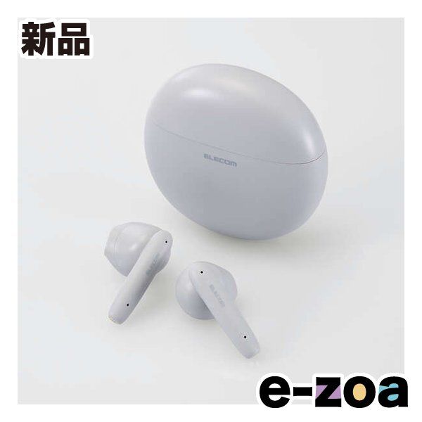 Elecom Wireless Headphones Bluetooth Lbt-Tws17Gy (2590344)