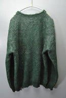 Needles Cardigan Mohair Diamond M Green