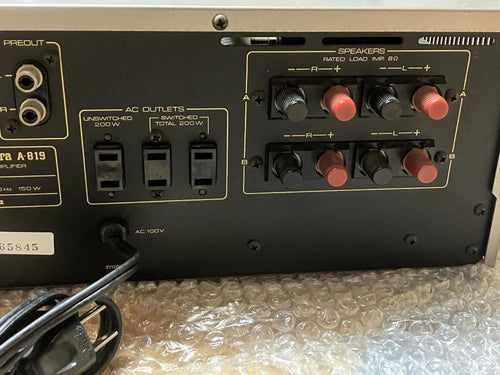 Onkyo Amplifier Units Integra A-819