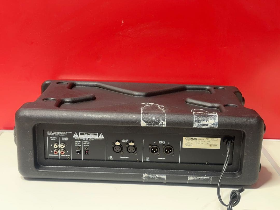 Cd Md Cassette Deck Tascam Md-350 Skb