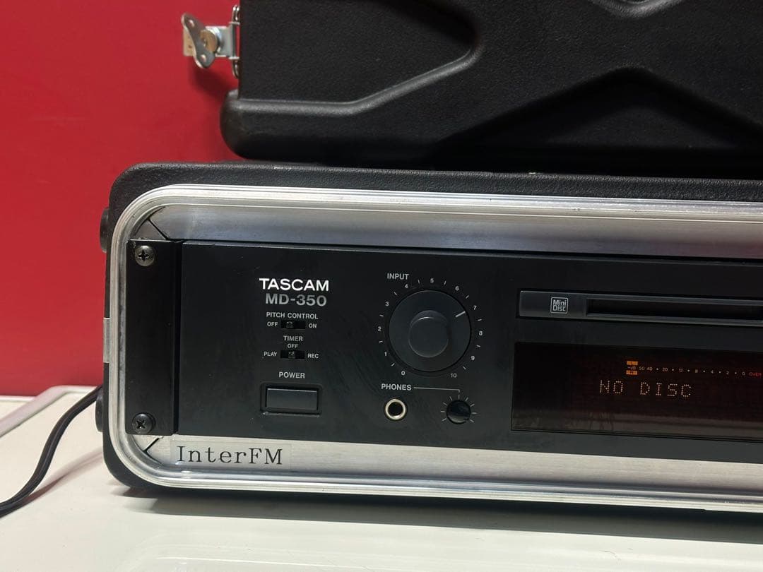 Cd Md Cassette Deck Tascam Md-350 Skb