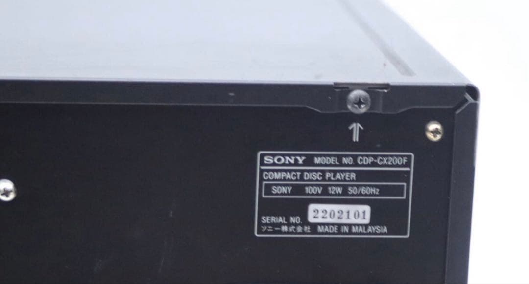 Sony Cd Sacd Player Cdp-Cx200F