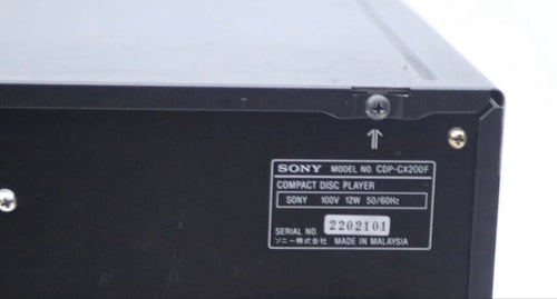 Sony Cd Sacd Player Cdp-Cx200F