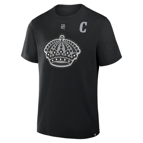 T -Shirt Mens Fanatics Anze Kopitar Black Los Angeles Kings Alternate Stack