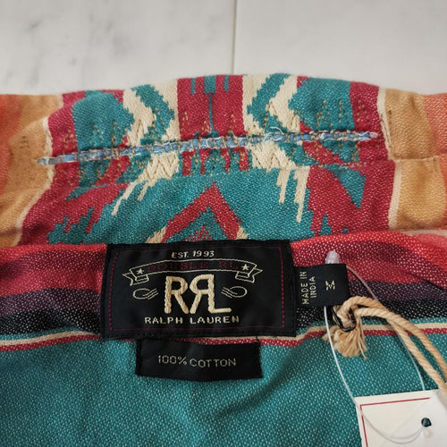 Double Rl Denim Shirts Dungaree Rrl Serape Western Shirt M