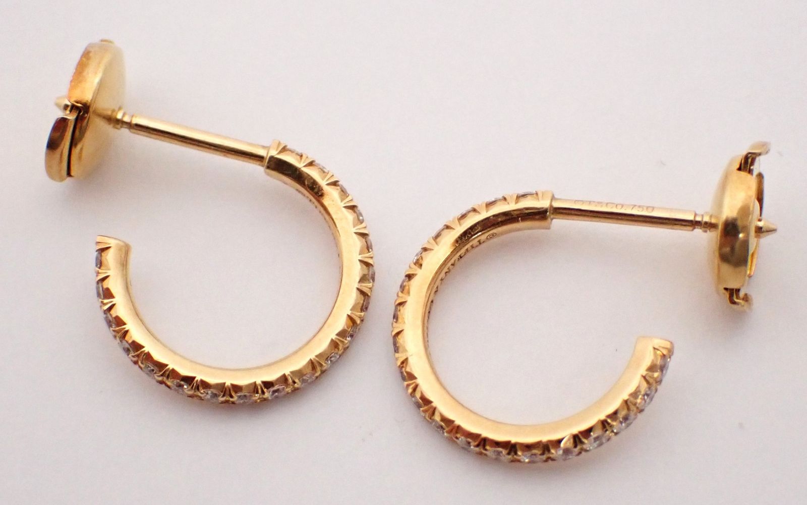 Tiffany Earrings (For Both Ears) Tiffany&Co.( K18Yg 2.9G