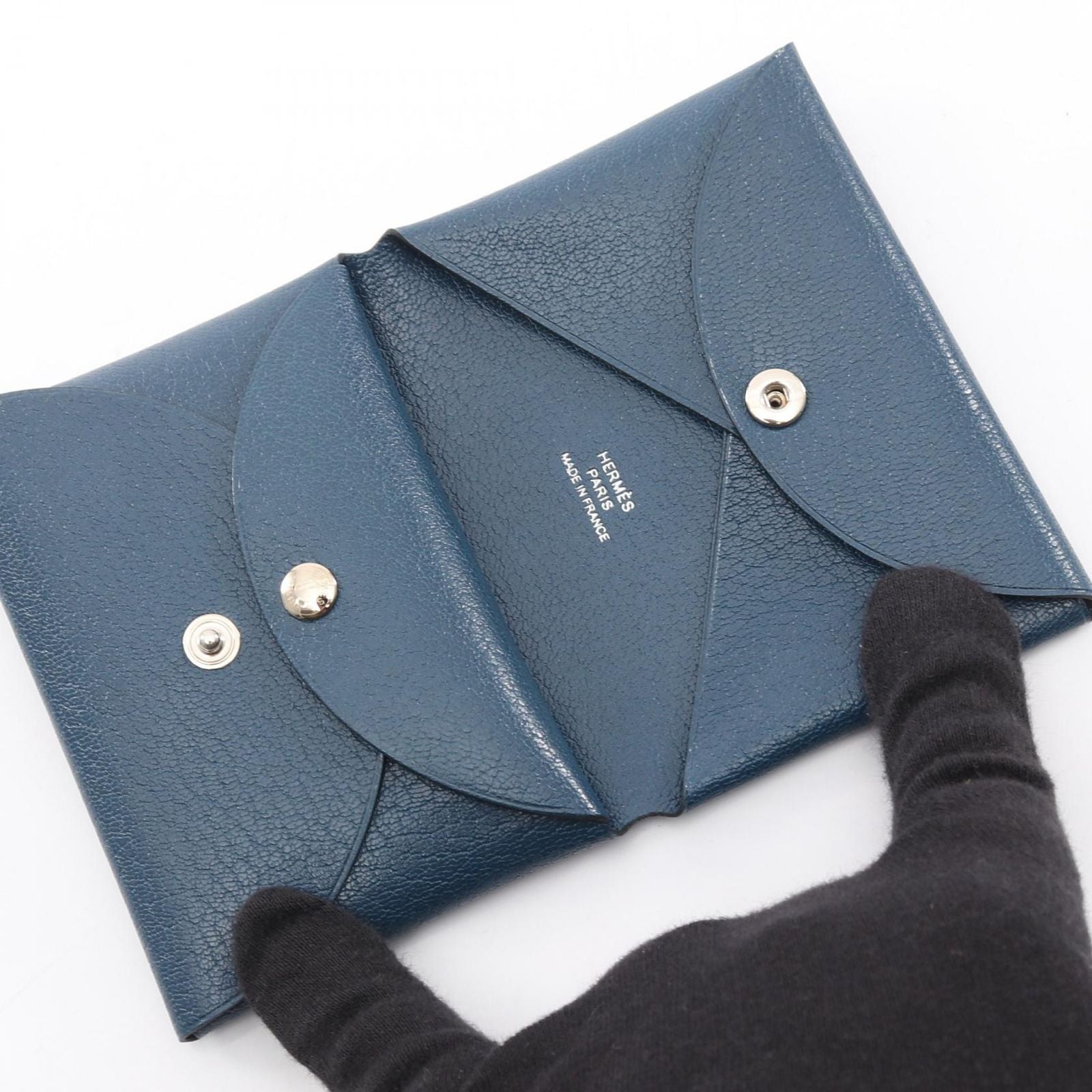 Hermes Coin Case Purse Used A