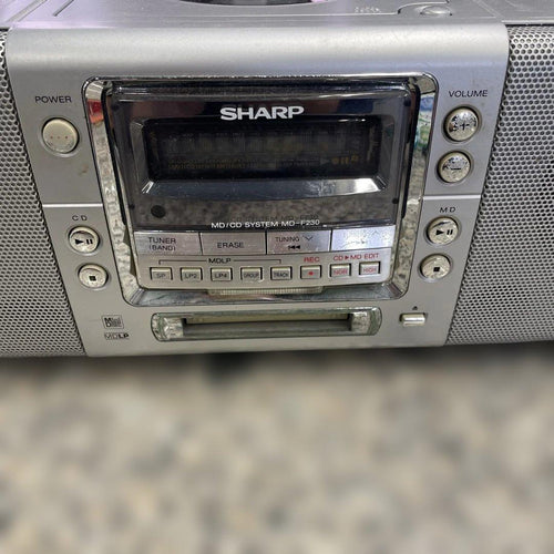 Sharp Cd, Md Cassette Decks Md/Cd Md-F230-S 2003