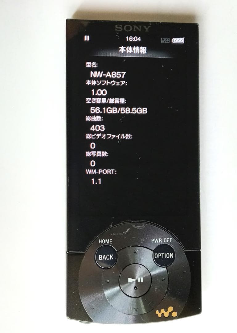 Sony Digital Audio Players Walkman(Sony) A 857 64Gb