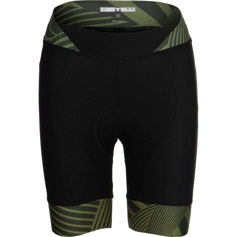 Casual Pants Castelli Sublime Edition Short Womens Blacksagedeep Green