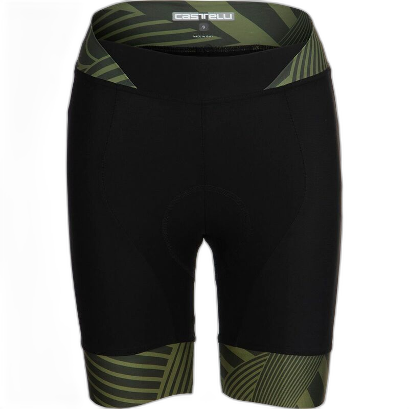 Casual Pants Castelli Sublime Edition Short Womens Blacksagedeep Green