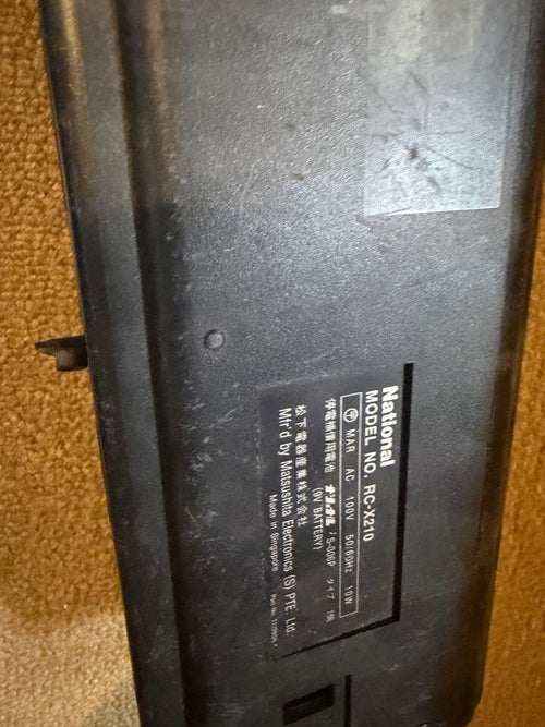 Radio And Boombox National Begin Rc-X210