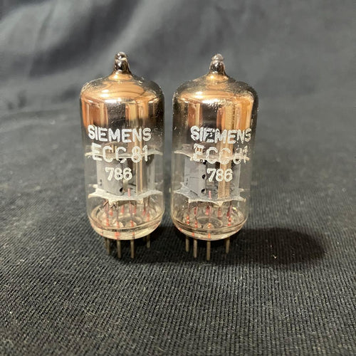 Siemens Vacuum Tubes Ecc81 2 12At7