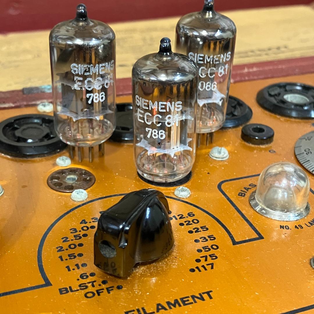 Siemens Vacuum Tubes Ecc81 2 12At7