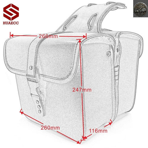 No Brand Others Pair Motorbike Motorcycle Saddle Bags Side Tool Storage Bag