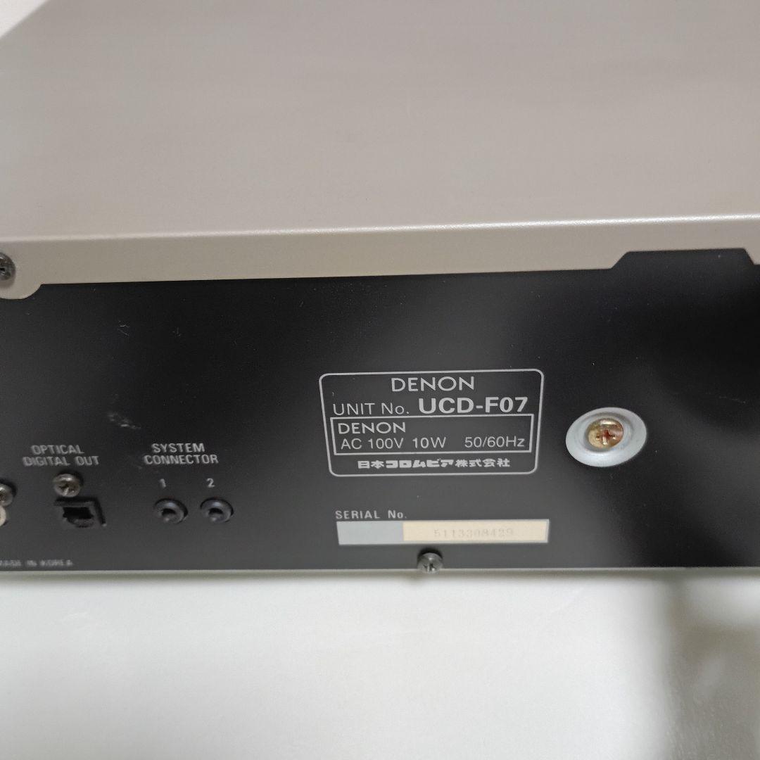 Cd Sacd Player Denon Ucd-F07