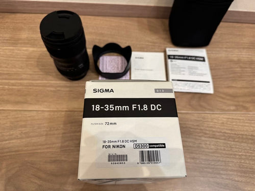Sigma Zoom Lenses 18-35Mm F1.8 Dc Hsm Art Nikon
