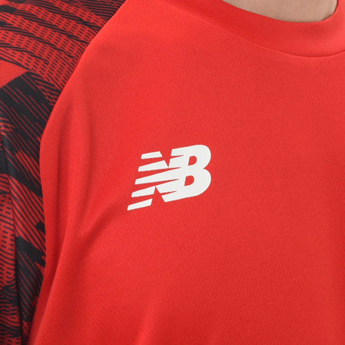 New Balance Shirt Jmtf1417 Red (Nv) (Wt) (Ryb) (Rd)