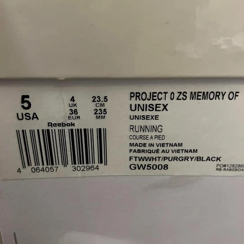 Reebok Sneakers Project 0 Zs Mo X Maison Margiela