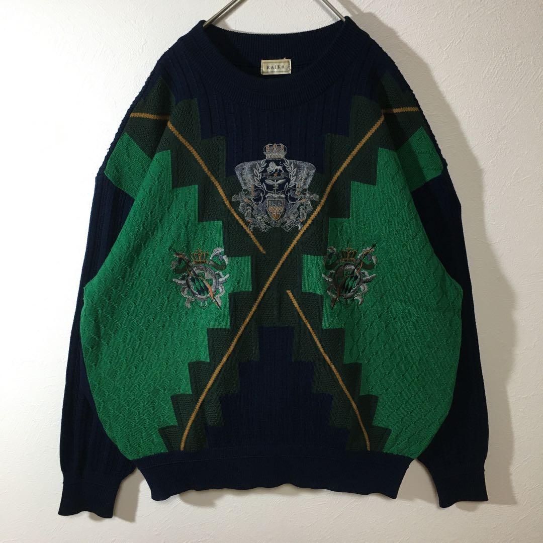 Vintage Knitted Tops Sweaters L