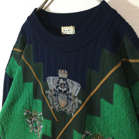 Vintage Knitted Tops Sweaters L