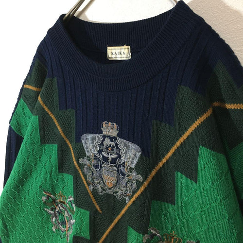Vintage Knitted Tops Sweaters L