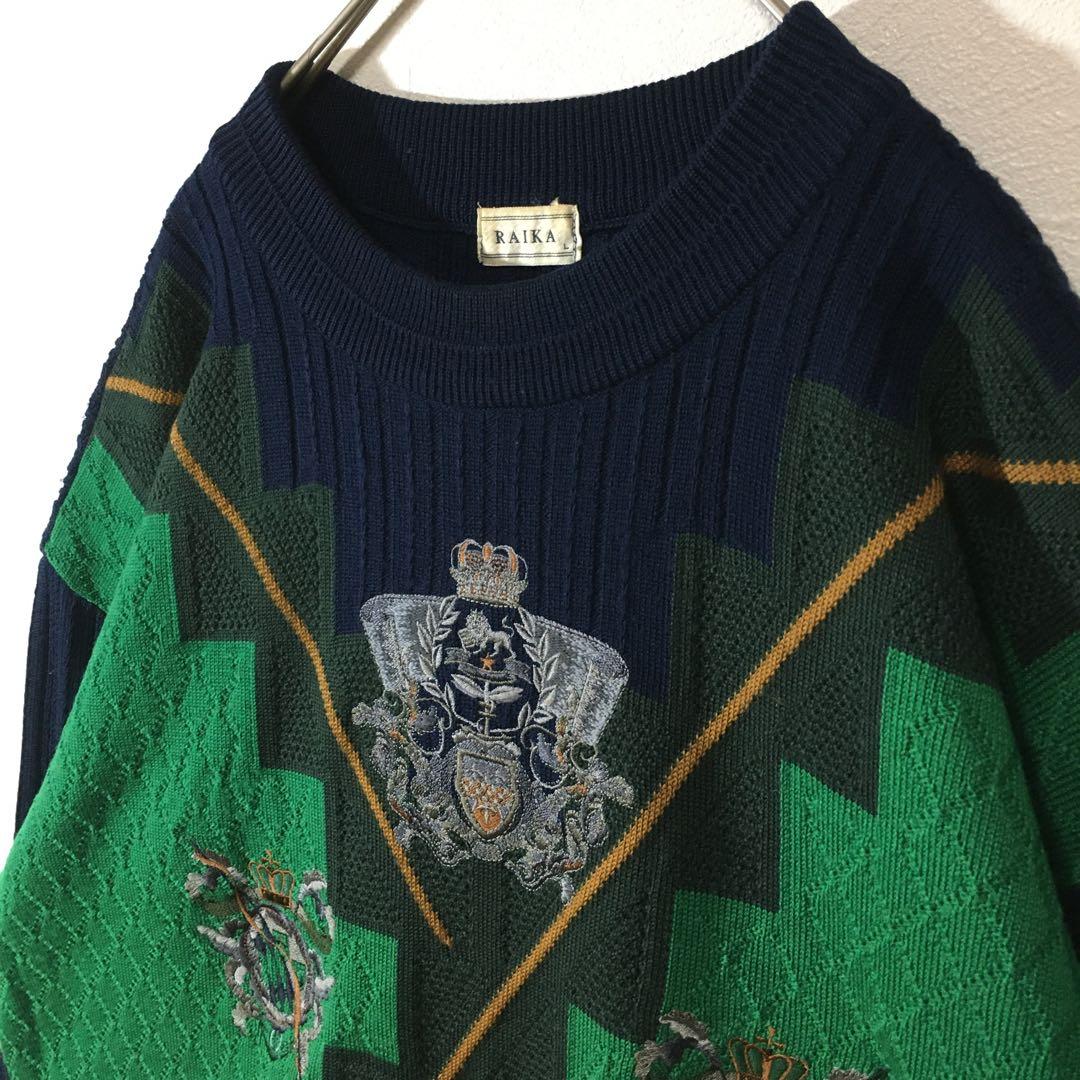Vintage Knitted Tops Sweaters L