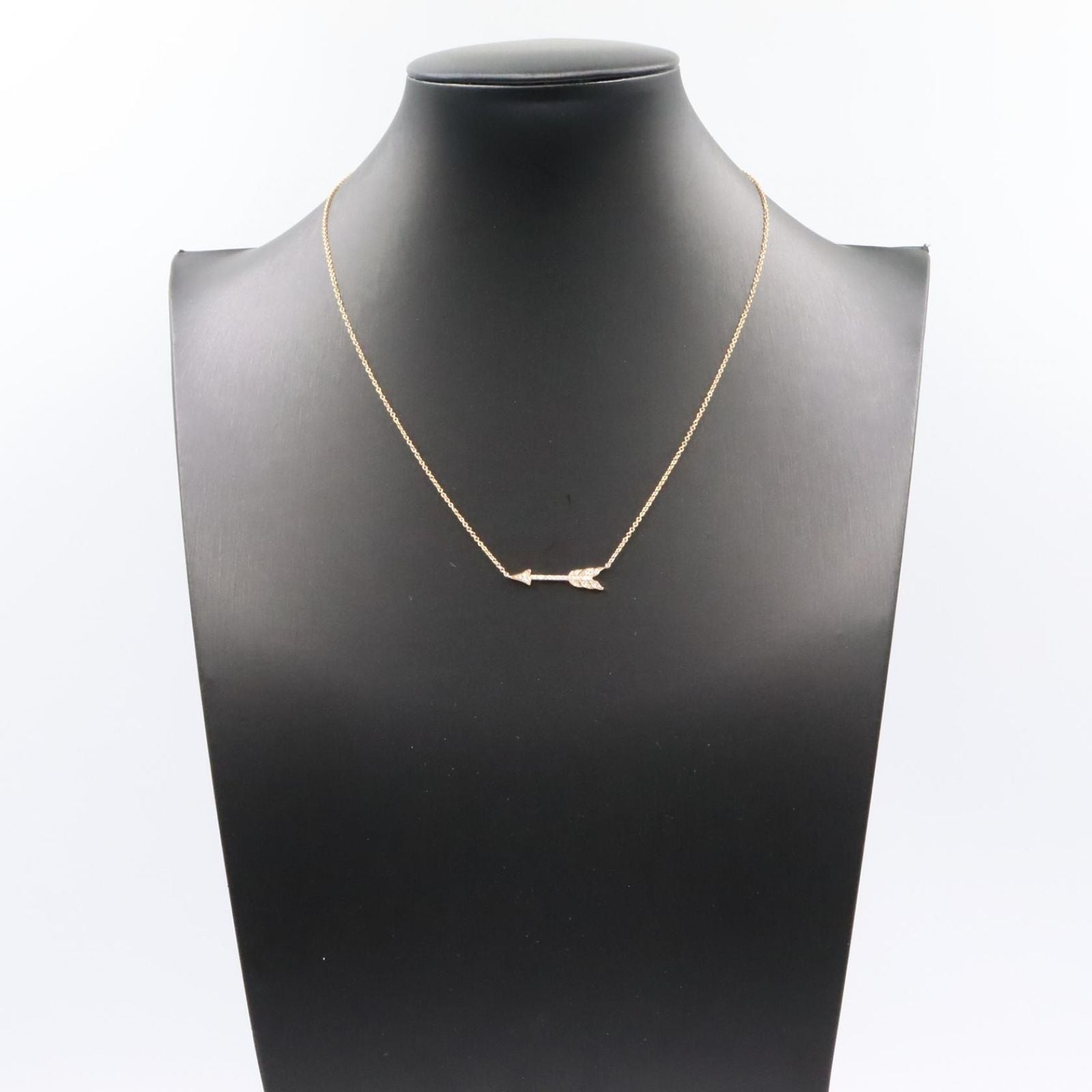 Tiffany Necklace Co K18Pg Used A