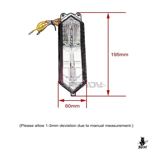 Light Winker Yamaha Yzf-R1/R1M/R1S 2015-2021 Led
