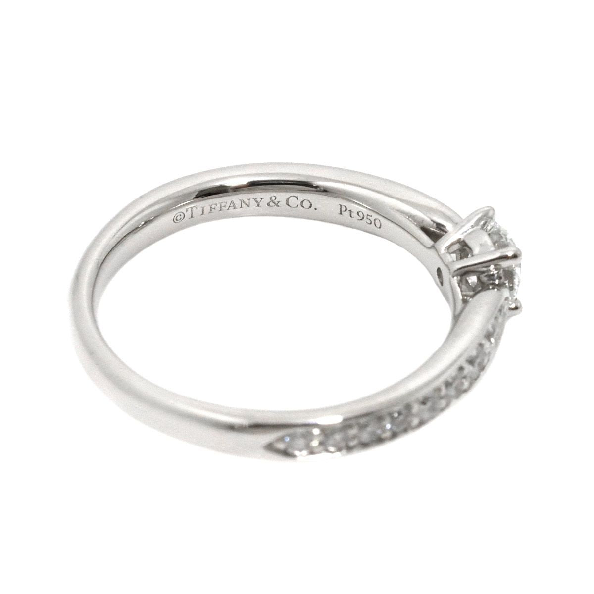 Tiffany Ring Tiffany&Co. 7.5 0.20Ct Pt Harmony Diamond 90324304